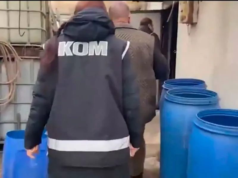 159 Bin 767 Litre Sahte Alkol Ele Geçirildi