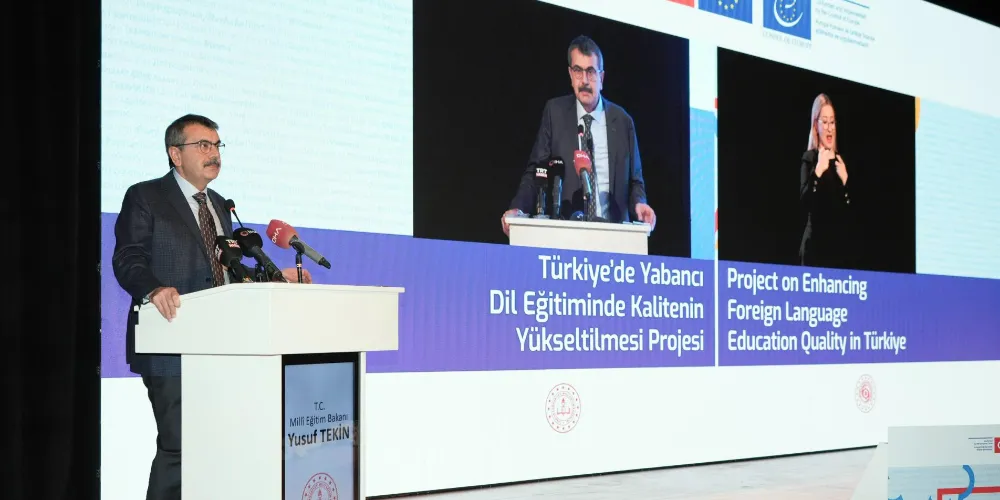  YABANCI DİL EĞİTİMİNDE KALİTENİN YÜKSELTİLMESİ PROJESİNİN TANITIMI YAPILDI