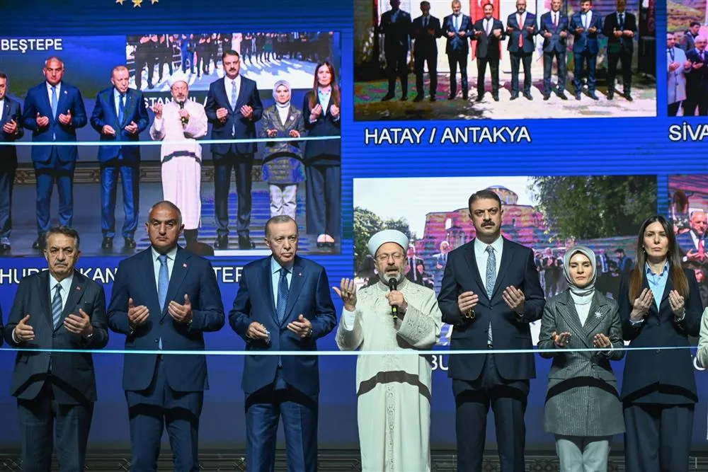 BAKAN ERSOY, VAKIFLAR GENEL MÜDÜRLÜĞÜNCE RESTORASYONU YAPILAN 201 ESERİN AÇILIŞINDA KONUŞTU