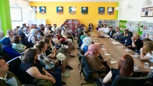 BAKAN TEKİN, YAZ DÖNEMİ MESLEKİ ÇALIŞMA PROGRAMINDA ÖĞRETMENLERİ ZİYARET ETTİ