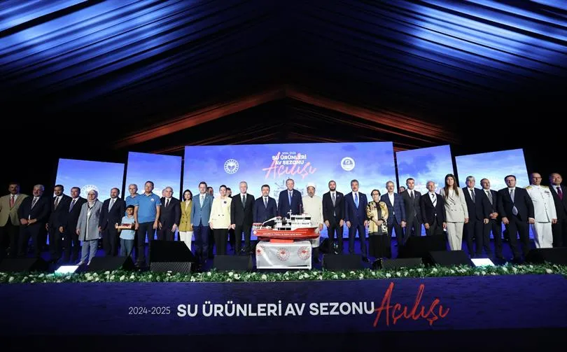 SU ÜRÜNLERİ AV SEZONU CUMHURBAŞKANI ERDOĞAN’IN KATILIMIYLA AÇILDI