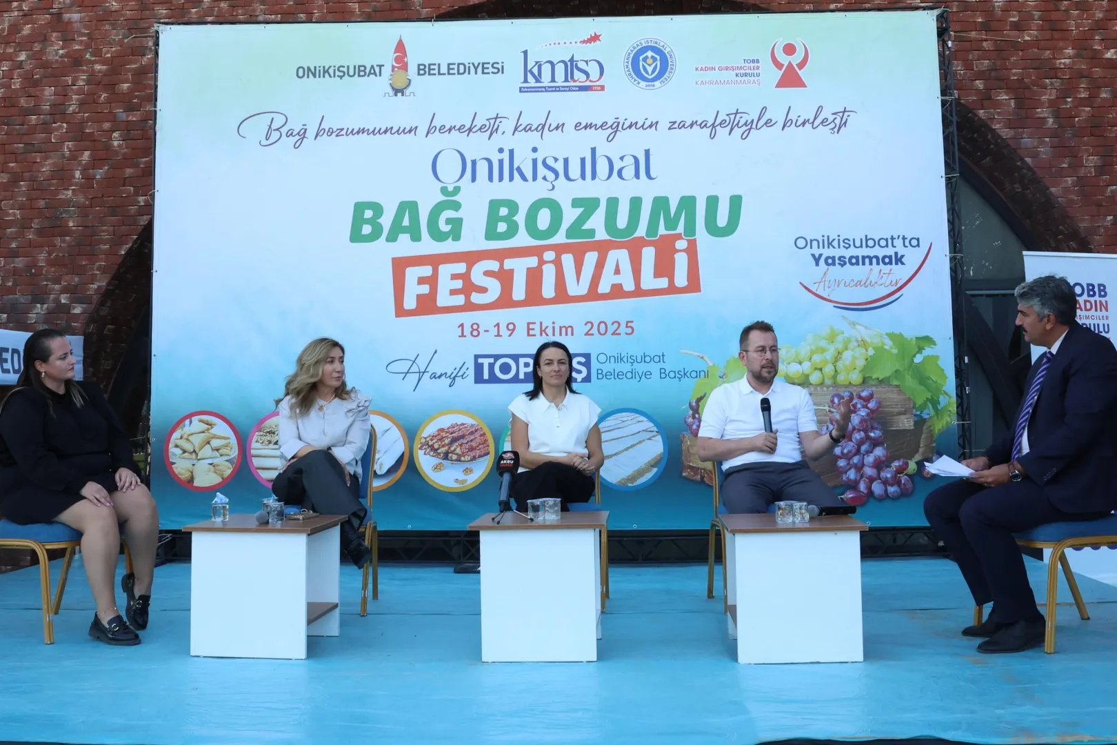 Bağ Bozumu Festivali, gastronomi dünyasının ustalarını Kahramanmaraş’ta buluşturdu