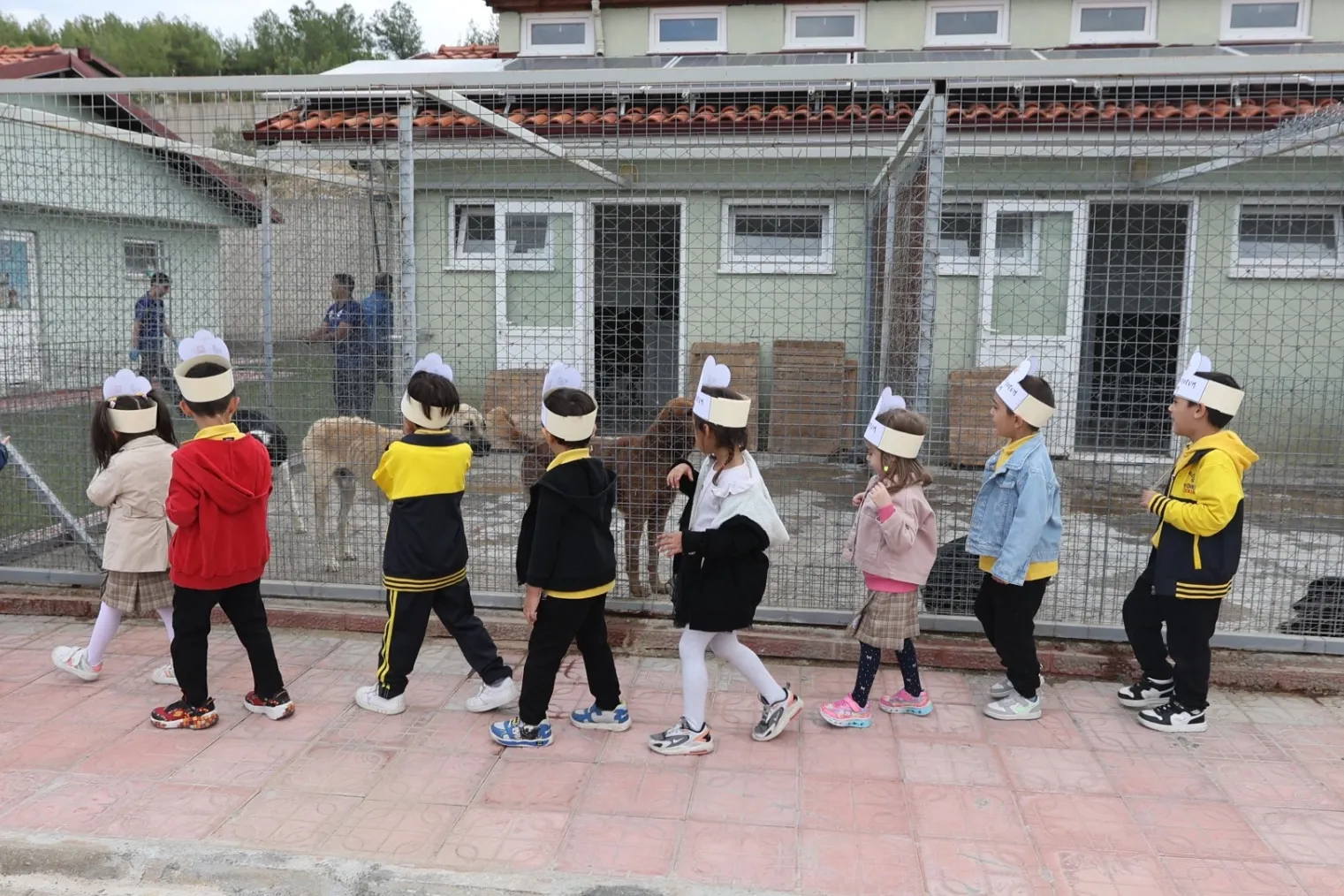 Muğlalı minik yüreklerden can dostlara ziyaret