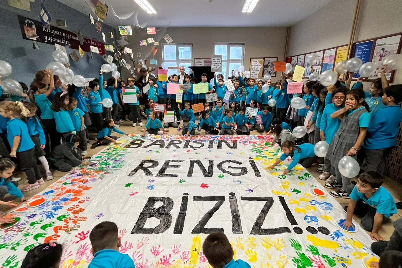 Edirne Keşan’daki okullarda Filistin’e destek etkinlikleri