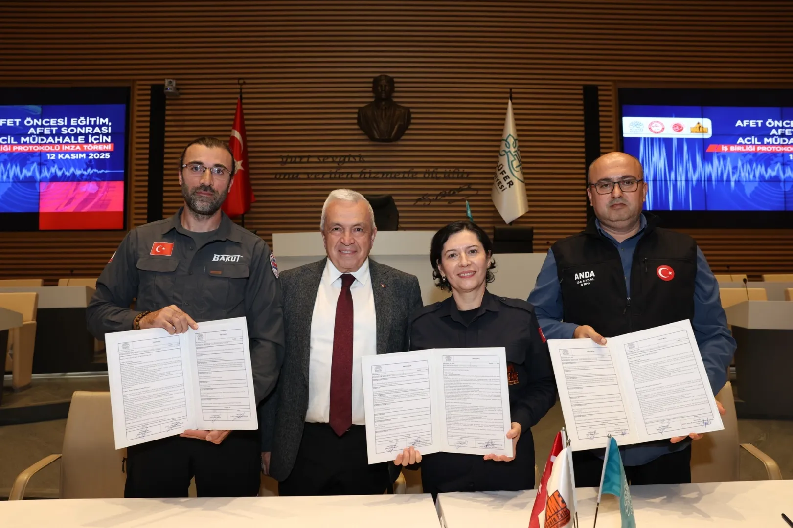 Bursa Nilüfer’de afetlere karşı güç birliği