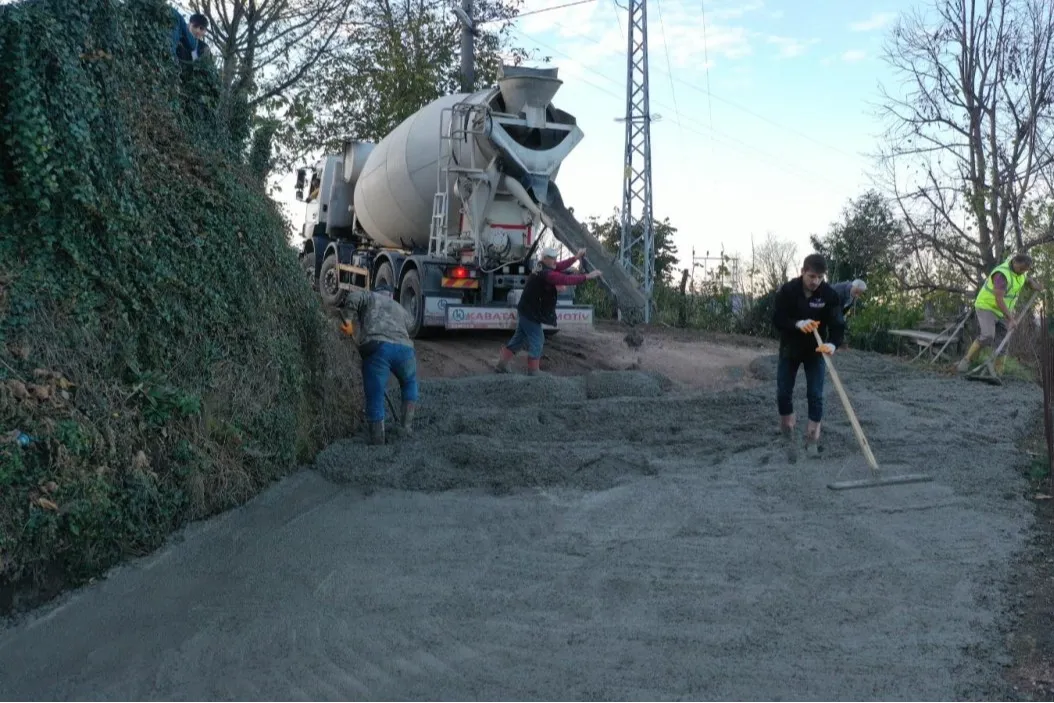 Ordu Çamaş’ta yeni yol çalışmasıyla ulaşım rahatlayacak