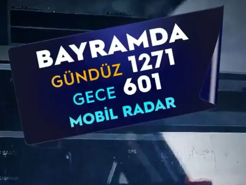 Gündüz 1.271; Gece İse 601 ‘’Radarla Hız Denetimlerini’’ Sürdürdü