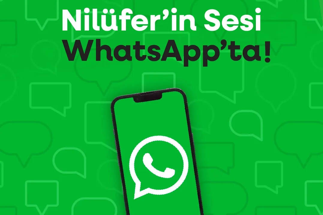 Nilüfer Belediyesi WhatsApp kanalı yayında