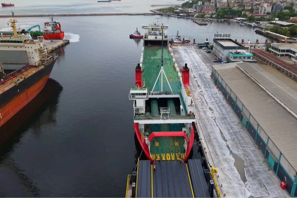 Türkiye’nin ikinci tren feribot hattı Bandırma-Tekirdağ’da başladı